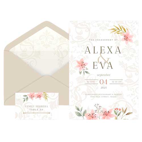 Invitaciones de boda en Leganés