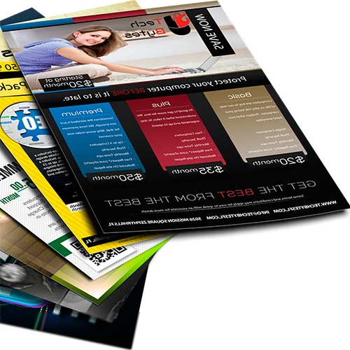 Impresión de flyers y carteles en Leganés